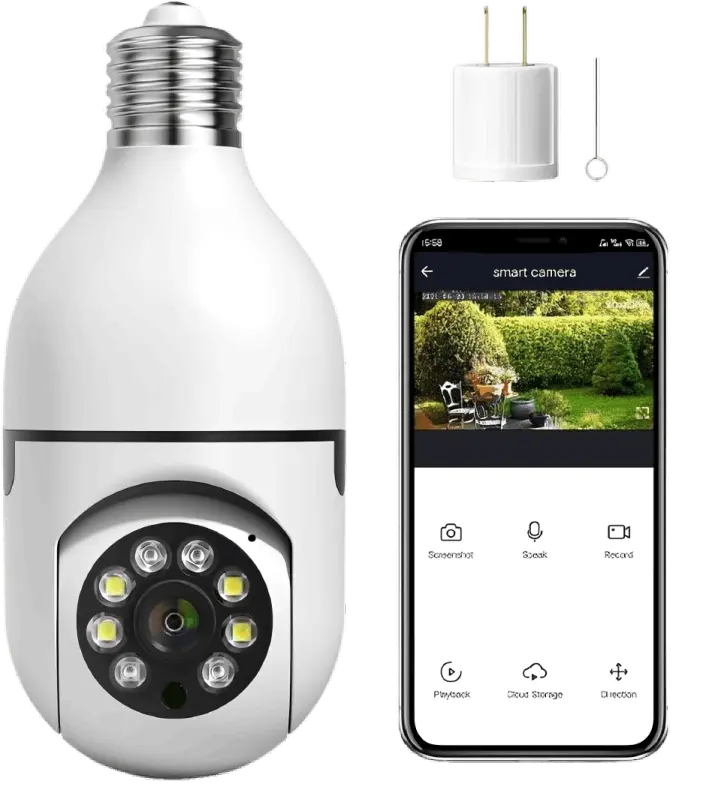 Buy Now Light Socket Security Camera